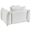 Beliani Armchair LUVOS Fabric Off-White 5