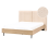 Beliani Bed Boucle IZERNORE 140 x 200 cm (EU Double) Beige 1