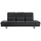 Beliani Sofa 3 Seater IKAST Fabric Black 1