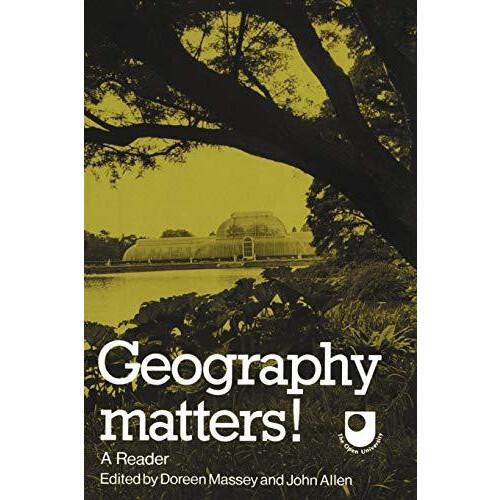 Geography Matters A Reader Paperback Book