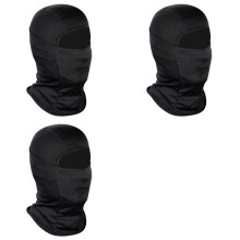 3X Black Ski Mask for Men and Women, UV Protection Mask, Suitable for Motorcycles and Snowboards
