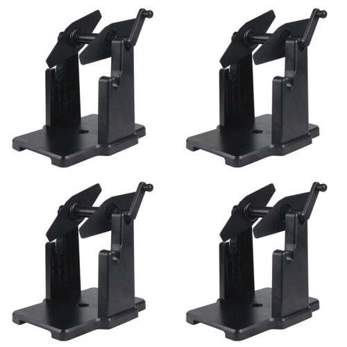4X External Rolls Label Holder, 2 in 1 Fanfold Stack Paper Holder for Desktop Thermal Label Printer 1