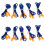 10 Pair Tree Shape Soft Safety Soft Silicone Ear Plugs Hearing Protection Muffs 2