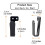 3 Pair Hat Rack Hat Hooks for Wall Hat Holder Hat Display Strong Hat Hanger Bracket Black 9