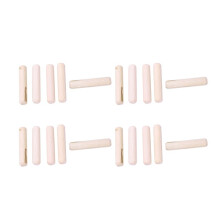 400 Pack Wooden Dowel Pins Wood Kiln Dried Fluted and Beveled