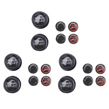 Cigarette Lighter Socket Cover Cap 6 Pack, Universal Waterproof Dustproof Plug