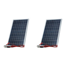 2X 12V Solar Panel Kit Complete 10W Power Portable Outdoor Rechargeable Solar Cell Generator for Home