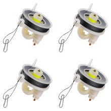 Trip Wire Reusable Reel (4 Pack) - Early Warning Perimeter Defense for All Devices 85FT Easy Wind Reel