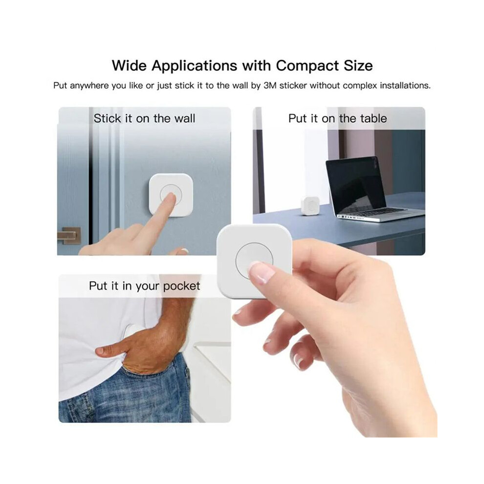 3X Tuya Zigbee Button Scene Intelligent Linkage Wireless Automation Work With Life 6031979629521