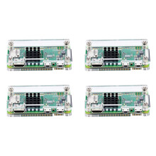 4X Acrylic Case 4 in 1 Kit for Raspberry Pi Zero W and Pi Zero with Heat Sink