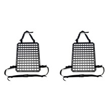 2X Molle-Panel für Autositzlehne, Molle-Panel-Organizer für Auto, SUV, LKW, Modulare Ausrüstung für EDC-Taschen-Werkzeugzubehör