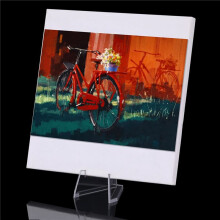 60Pcs Clear Acrylic Coin Display Stand Holders Small Easel Rack Card Commemorative Challenge Coin Capsule Holder Support