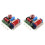 2X 3 Way Speaker Frequency Divider 300W HiFi Crossover Filter Frequency Distributor for DIY Home Speaker Modification 2