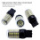 Super Bright Canbus Reverse Light Turn Signal Light Error Free No  Flash Led Bulbs (2 Yellow Light & 2 White Light) 6