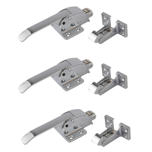 3X Stainless Steel Spring Loaded Walk in Freezer Cooler Door Handle