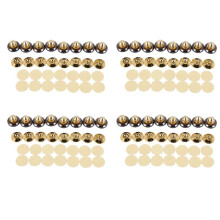 32 Set Golden-Plated Speaker Spikes, Speaker Stands CD Audio Subwoofer Amplifier Turntable Isolation Feet