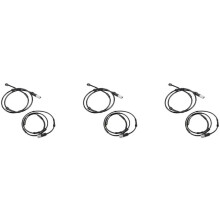 6x Front+ Rear Brake Pad Wear Sensor Set for - X3 F25 X4 F26 Auto Car Accessory Brake Lines 34356790303+34356790304