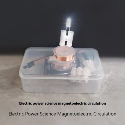 Electromagnetic Experiment with Space Separation and Electricity Extraction DIY Technology School Electrical Science 2