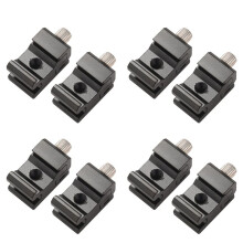 8 Pack Cold Shoe Bracket Adjustable Metal Cold Shoe Adapter Mount for Dslr Camera Flash Shoe Mount