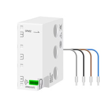 Zigbee -Meter 3 Phase 4 Wire Power Monitor Sensor Work with Tuya Zigbee2MQTT Home Assistant 208V 415V
