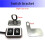 Motorcycle Spotlight Cable and  Control Low  High  12V 24V Strobe CNC Wired 3