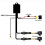 Motorcycle Spotlight Cable and  Control Low  High  12V 24V Strobe CNC Wired 5
