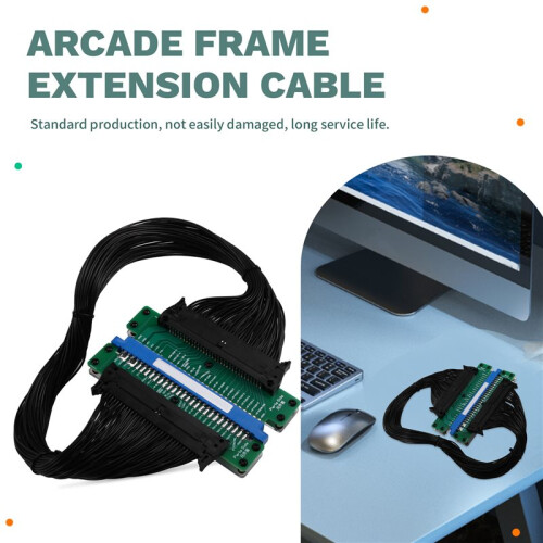 JAMMA Extension Cable Straight-Through Cable (for Arcade Frame, for Arcade Board, Cbox, or Supergun) 2