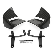 Motorcyklar Sidovinge Fast Vindvinge Aerodynamisk Spoiler Framdeflektor för Z900 900SE 2025 2026 Kolfiber