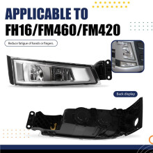 Conjunto de Farol de Neblina 84186281 com Adaptador para Lâmpada H7 para  FH16/FM460/FM420/FM500/FM540 (Sem Lâmpada)