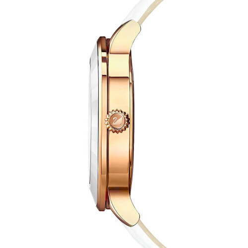 Swarovski 5414416 Octea White Silvertone Sunray Dial Ladies Watch 1