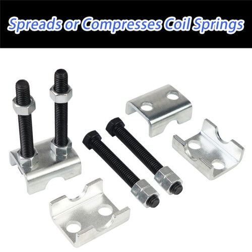 2-Way Adjustable Spring Spacer Spreads or Compresses  Coil Spring Compressor Strut  for Car Truck 4Pcs 1