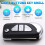 Car 3 Buttons Key Shell Folding Remote Control Car Key Shell for    VA2 Key Blade Housing Cover 2