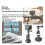 Universal Metal Arm Clamp Bracket for  Paste Camera Mount Paste Suction Base for 2