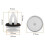 300Pcs 51418224768 Plastic Rivets Clip For- E46 E53 E90 E91 E70 Door Panel Auto Fasteners Trim Panel Push Retainer 7