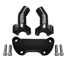 3,5 Inch Stuurverhoger + Topklem 1 Inch Stuurset voor  Sportster XL Softail Dyna