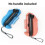 2PCS Mouse Grip for  2 Accessories Joy Con Left Right Controller Desktop Mouse Mode Holder  2 Handle Stand B 2