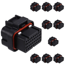 10pcs 34 Pin Female Tyco AMP Auto Oil Gas Connector TE Connective Computer Connectors 4-1437290-0