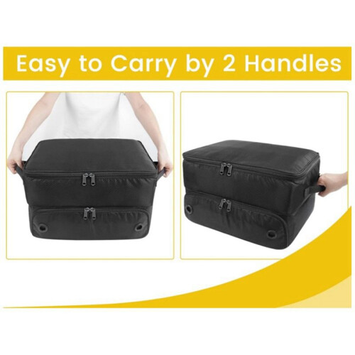 Trunk Organizer with Shoe Storage, Multi-Compartment Car Storage Box  Accessories 2