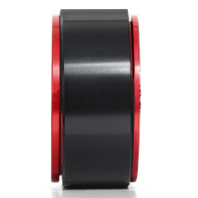 4Pcs Metal 1.9In Beadlock Wheel Rim Wheel Hub for 1/10 RC Crawler Car Axial SCX10 Pro Capra TRX4 RC4WD/D90 Redcat Red
