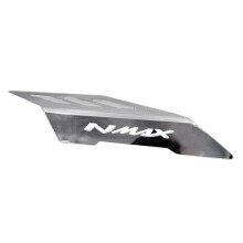 Decoração da Capa de Escapamento de Motocicleta para NMAX155 V3/Turbo 2024 2025, Acessórios de Acabamento da Capa Do Silenciador, Prata