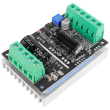 6- 60V 20A 500W BLDC Three-Phase Brushless Motor Controller PWM Hall Motor Control Driver Board
