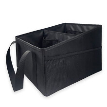 Car Boot Organiser Front Organiser Storage Boxes Large Capacity Portable Compact Simple Black