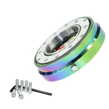 Thin Version 6 Hole Steering Wheel Quick Release Hub Adapter Snap Off Boss Kit for Racing Car Steering Wheel
