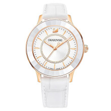 Swarovski 5414416 Octea White Silvertone Sunray Dial Ladies Watch