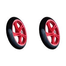 2pcs 200mm Wheels with 608 Bearings for and Adult KickScooters PU Solid Tire Kick Scooters Wheel Accessories