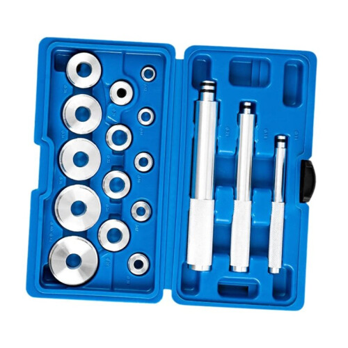 17Pcs Wheel Bearing Installation Tool Set with Storage Box Sturdy Removal Tool Bearing Puller Seal Driver 1