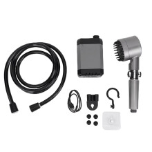 6000mAh Outdoor Shower USB Rechargeable Digital Display Camping Shower for Camping Hiking Pet Bath Surfing Boat RV Use