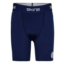(S, Dark Blue) Skins Mens Series-1 Fitted Compression Shorts