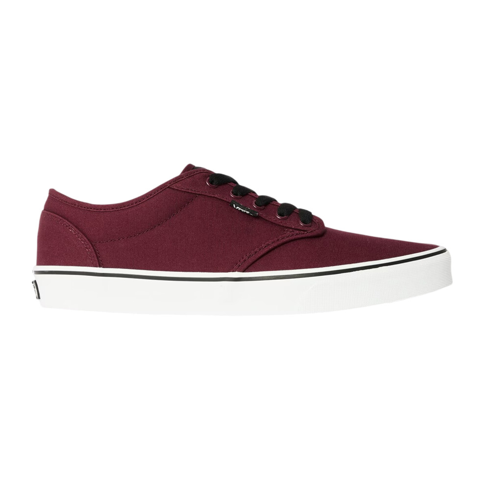Vans (8 Uk, Oxblood) Mens Atwood Canvas Trainers