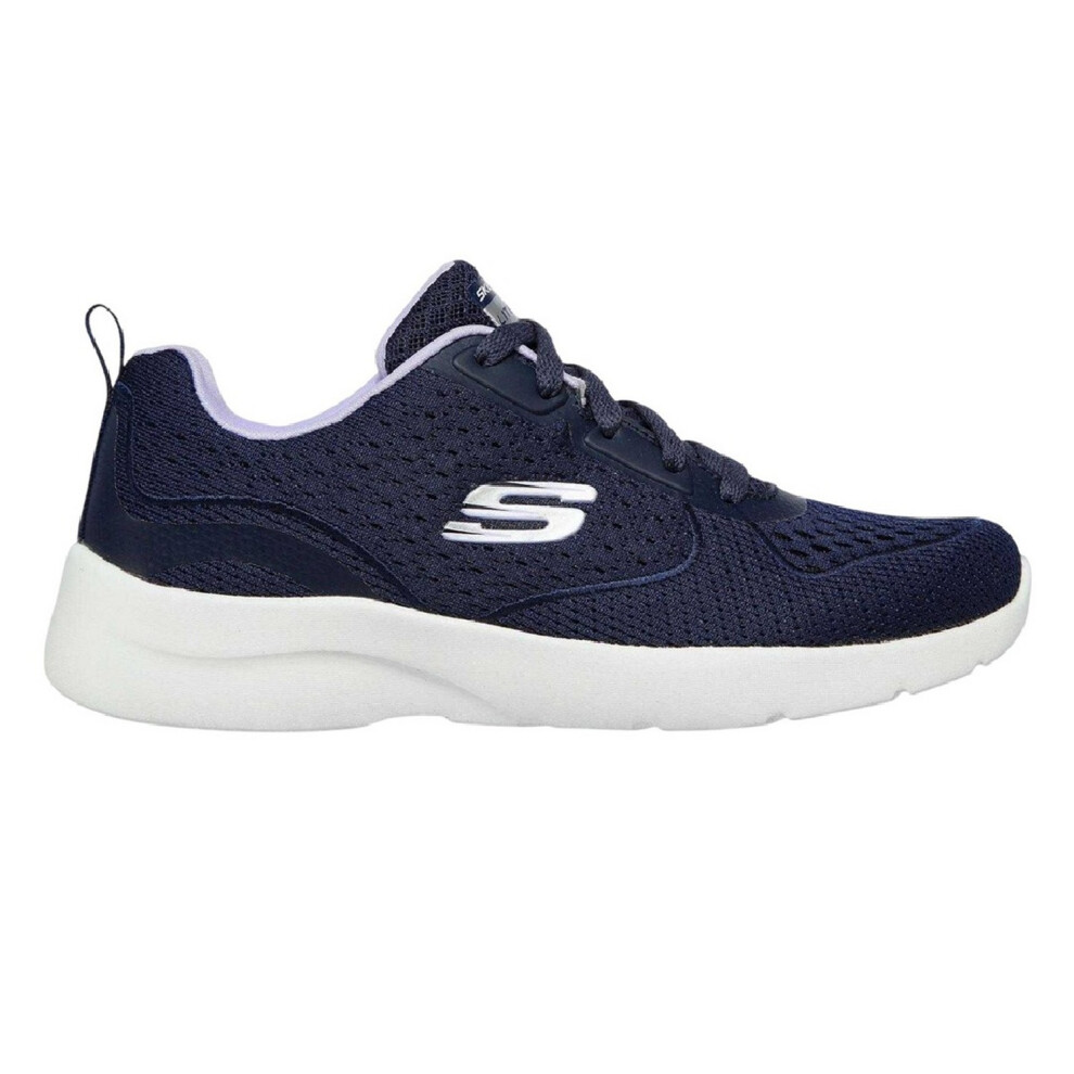 Skechers (3.5 Uk, Navy/Lavender) Womens/Ladies Dynamight 2.0 Trainers